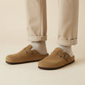 Haze Men's Leather Clog - mules