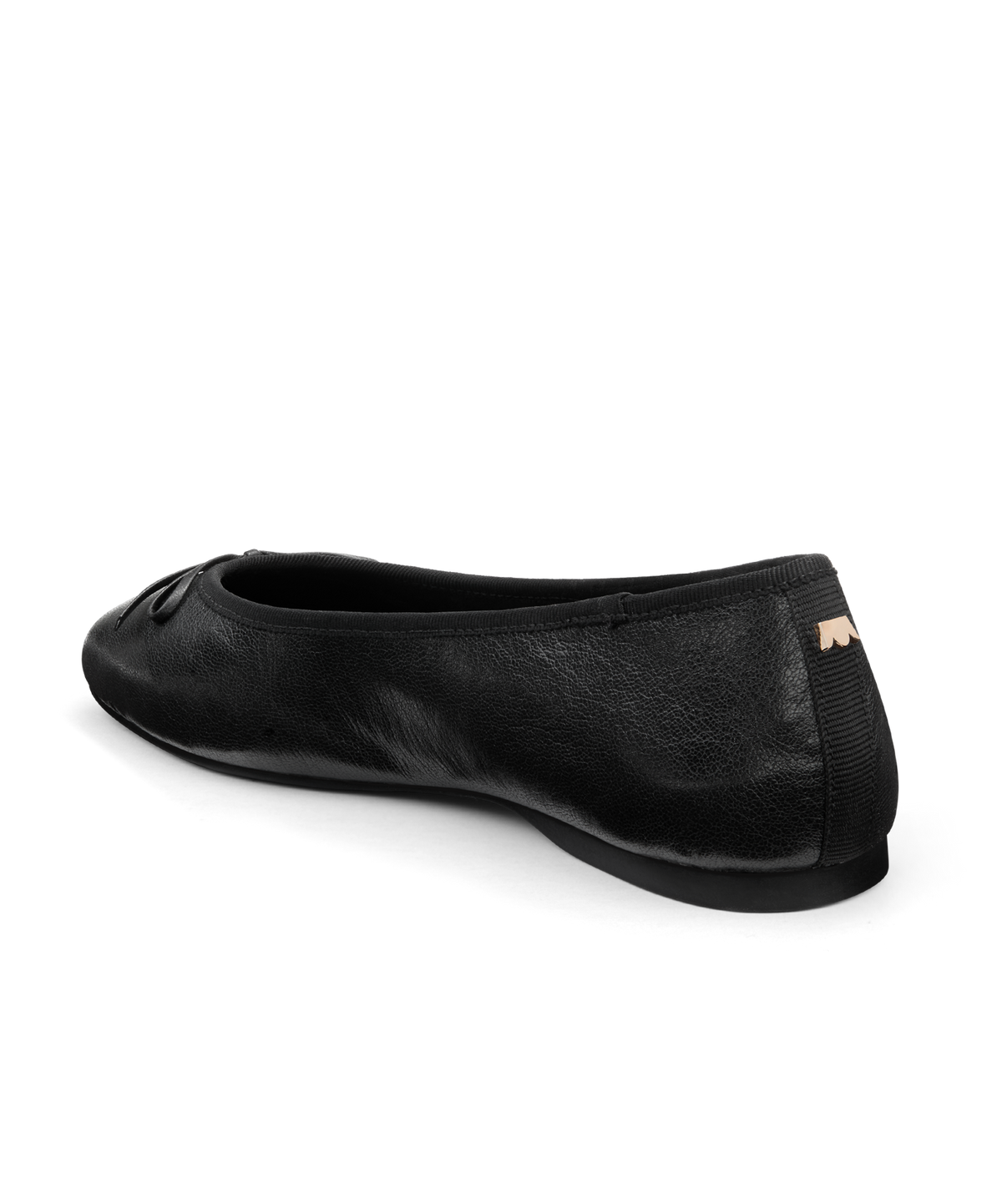 The Hummingbird - Noir Leather - flats - view 6