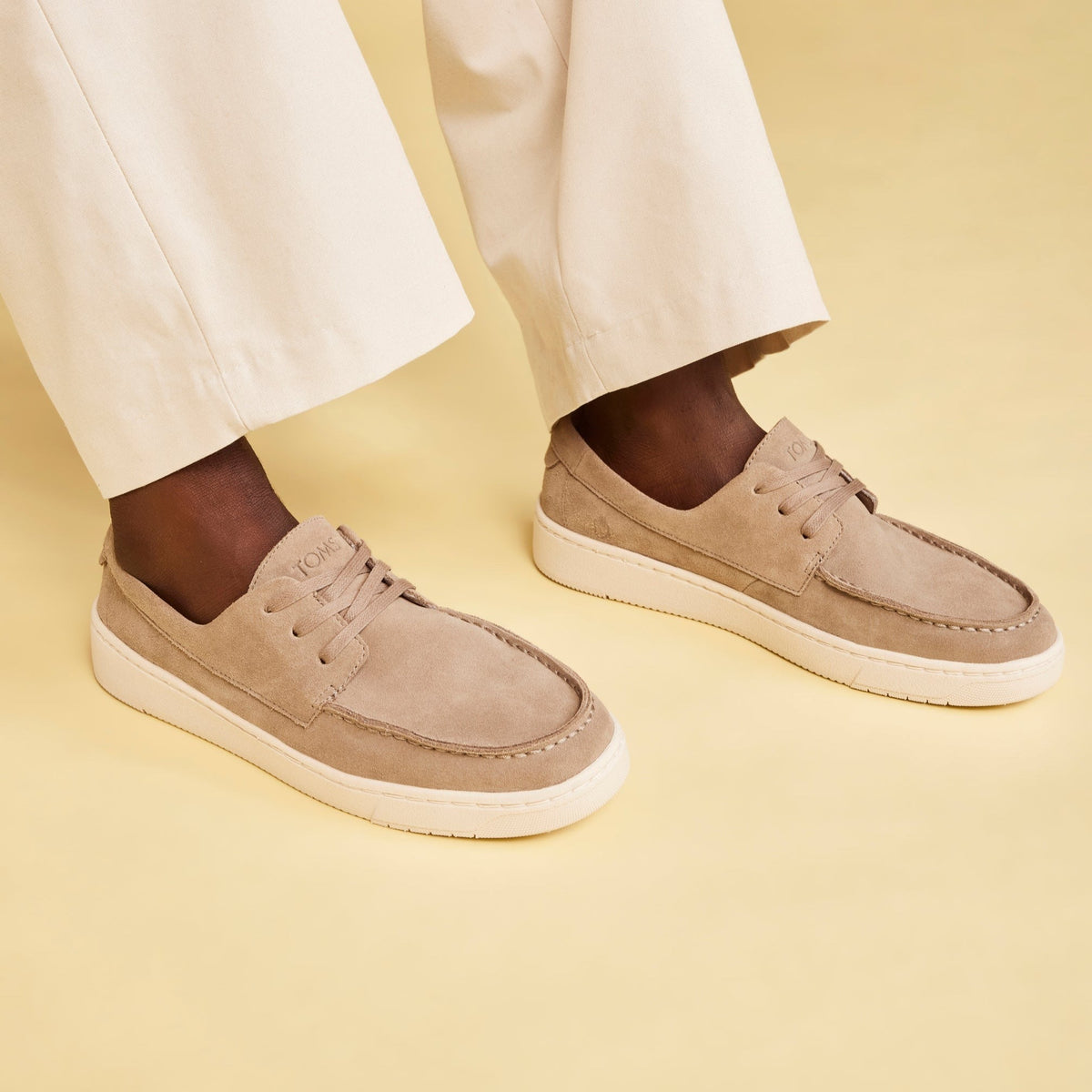TRVL LITE London Taupe Suede Loafer - loafers - view 2